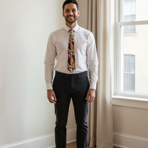 Colorful Abstract Men's Tie Set